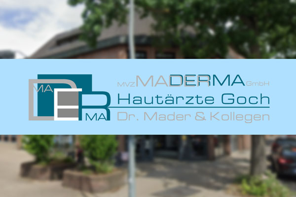 Hautarztpraxis Goch · Hautarzt Maderma Xanten Dermatologie-Praxis · Dr. Mader & Kollegen KV. Kasse & Privat