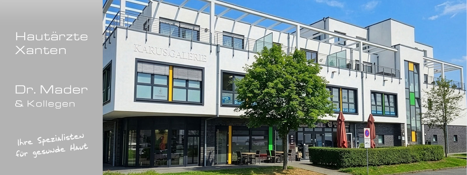 MVZ MADERMA Dr. Mader & Kollegen Xanten Praxis Hautaerzte Bahnhofstraße 3 KV Kasse & Privat